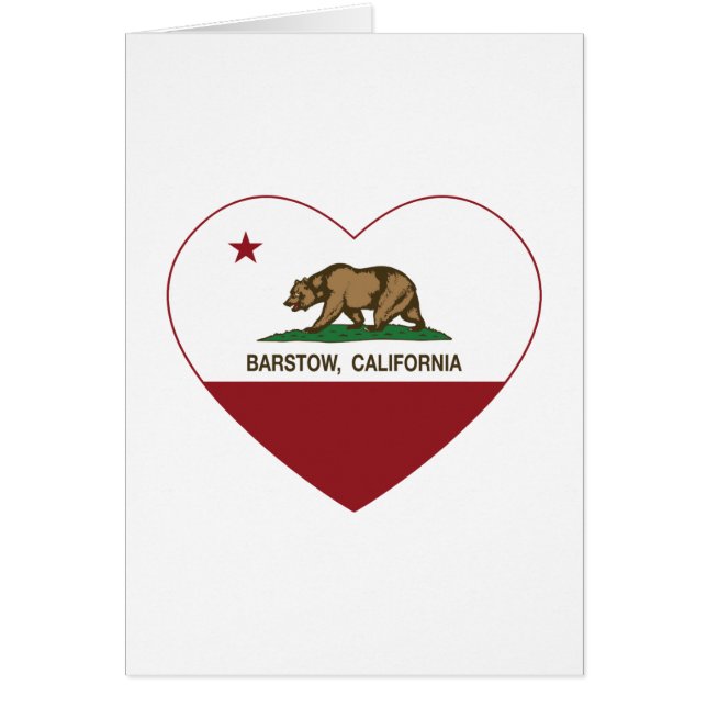 coeur de barstow de drapeau de la Californie (Devant)