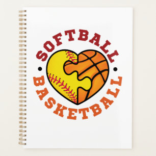 Coeur de basketball de softball