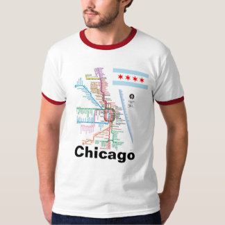 Coeur de Chicago… de T-shirt de l'Amérique