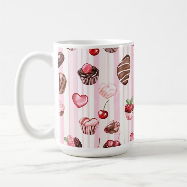 Coeur de Choco Grosse Mug Motif (Gauche)