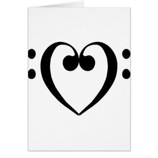 Coeur de clef basse (noir)