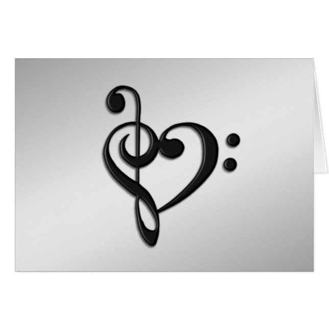 Coeur de clef de musique (Devant Horizontal)