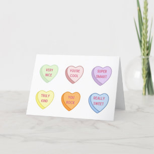 Coeur de conversation La carte de Valentine vide à