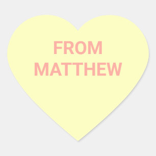 Coeur de conversation Stickers Saint-Valentin