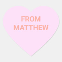 Coeur de conversation Stickers Saint-Valentin