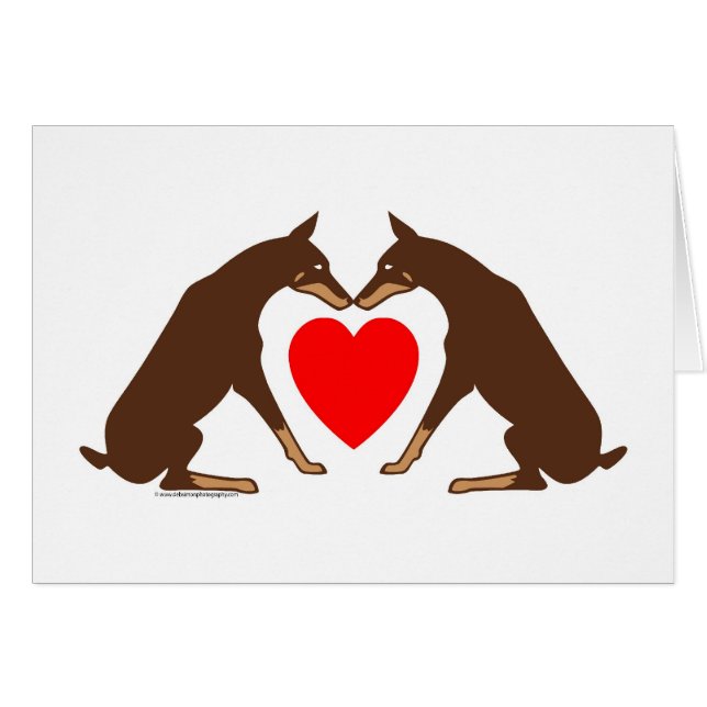 Coeur de dobermann (Devant horizontal)