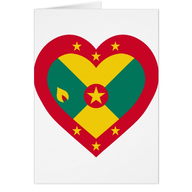 Coeur de drapeau du Grenada (Devant)