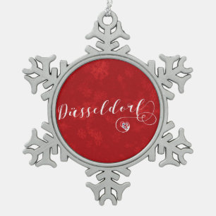 Coeur de Düsseldorf, Ornement d'arbre de Noël, All