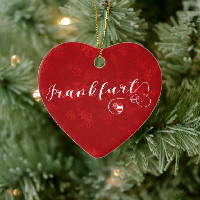Coeur de Francfort, Ornement d'Arbre de Noël, Alle (Arbre)