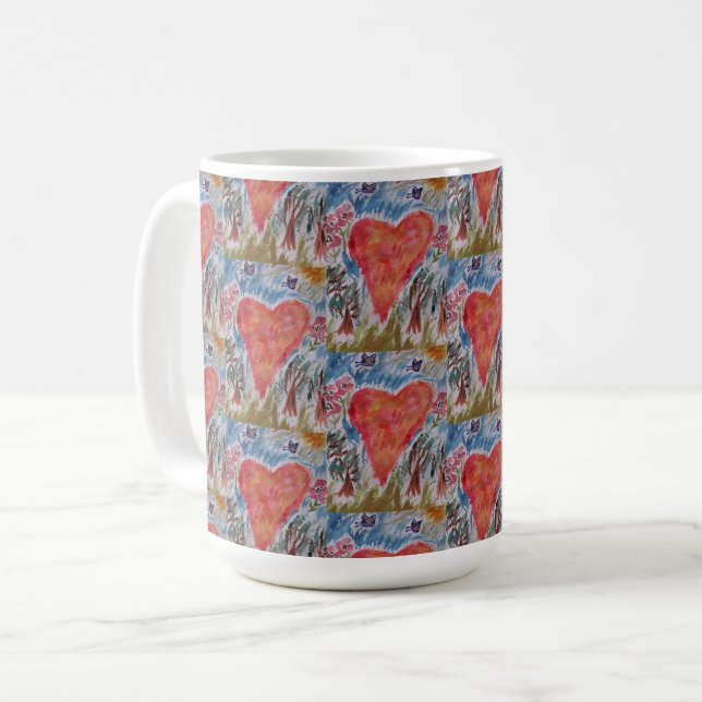 Coeur de la Mug de la planète (Devant gauche)