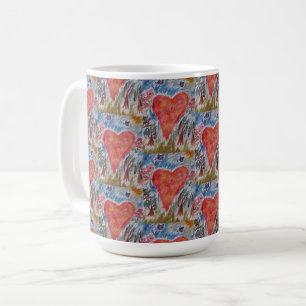 Coeur de la planète Mug