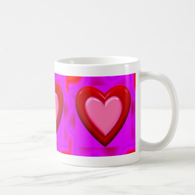 Coeur de l'amour Mug (Droite)