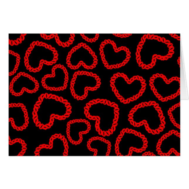 Coeur de lèvres Kissy personnalisable (Devant horizontal)