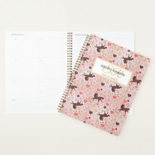 Cœur de Licorne Afro et motif rose en étoile