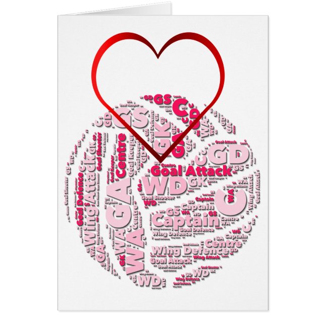 Coeur de positions de net-ball et conception de (Devant)