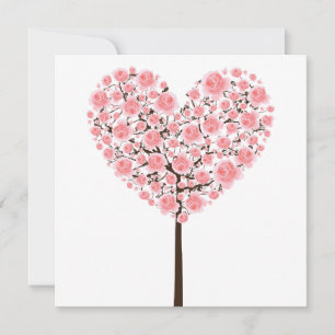 Coeur de sakura rose (Fleur de cerisiers)
