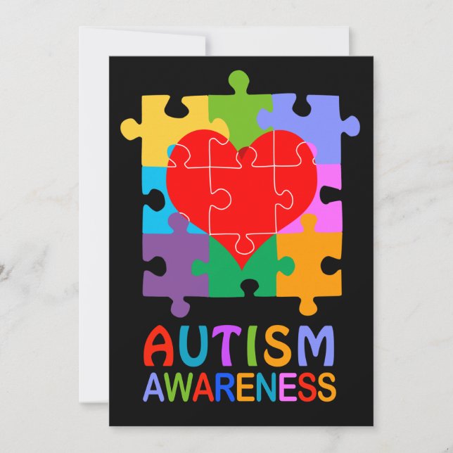 Coeur de sensibilisation sur l'autisme (Devant)