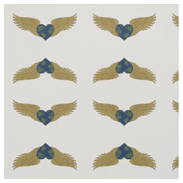 Coeur de Sufi avec le tissu d'ailes (Échantillon)
