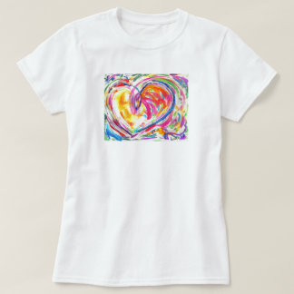 Coeur de T-shirt de joie (avant)