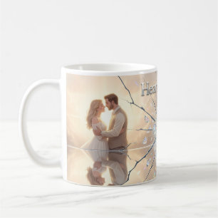 Cœur de verre Romance Brisée Rêve Tasse
