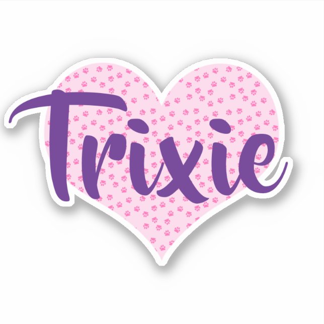 Coeur d'empreinte écologique autocollant personnal (Devant)