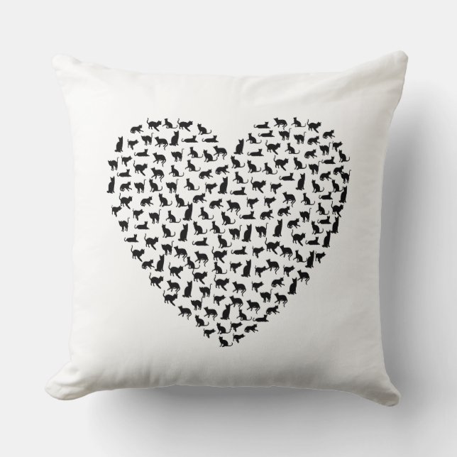 coeur des chats coussin (Recto)