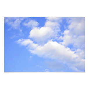 Coeur des copies de photo de nuages
