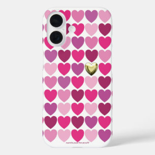 Coeur des coques iphone de Gold Casemate