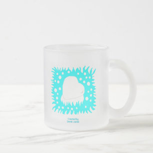 Coeur des neiges d'hiver Petite Mug en verre givré
