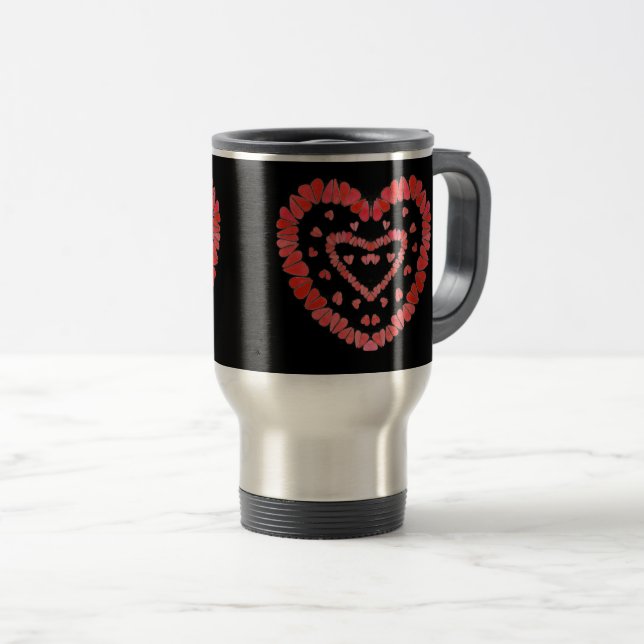 COEUR DOUCE II Mug de voyage (Devant droit)