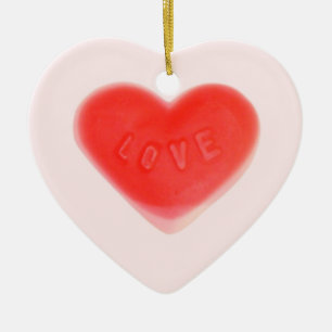 Coeur doux Coeur rose ornement coeur