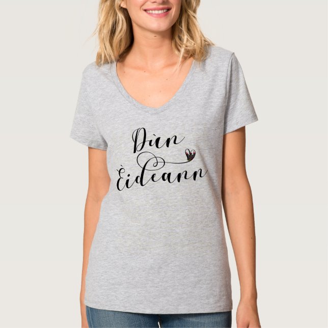 Coeur Drapeau d'Édimbourg, T-shirt Dùn Èideann (Devant)