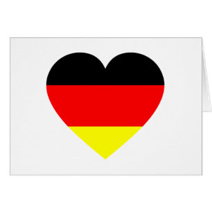Coeur du drapeau allemand