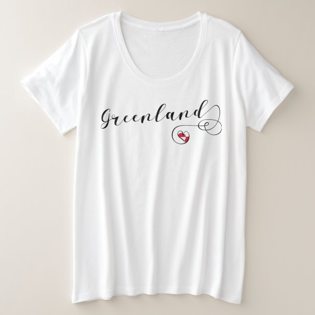 Coeur du drapeau du Groenland (Design devant)