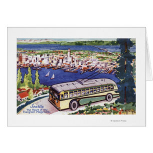 Coeur du terrain de jeu à feuillage persistant