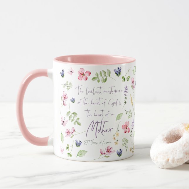 Coeur d'une mère Mug (Avec donut)