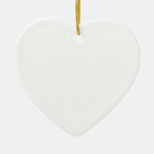 Cœur En Céramique Concevez votre propre ornement de coeur