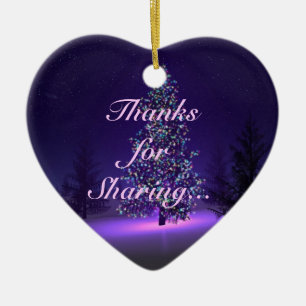 Cœur En Céramique Ornement d'expérience, de force, et d'espoir