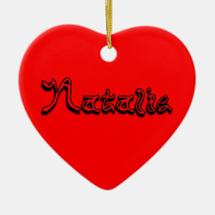Cœur En Céramique Ornement Natalie