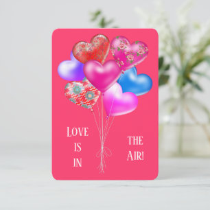 Coeur en forme de Valentine's Love Balloons