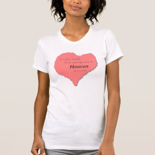 Coeur et citation T-Shirt