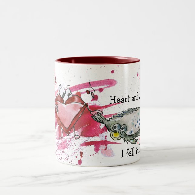Coeur et unique Valentine Mug (Centre)
