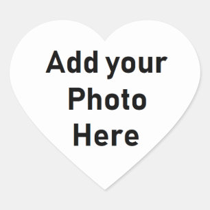 Cœur Faites votre propre Sticker en forme de coeur Cust