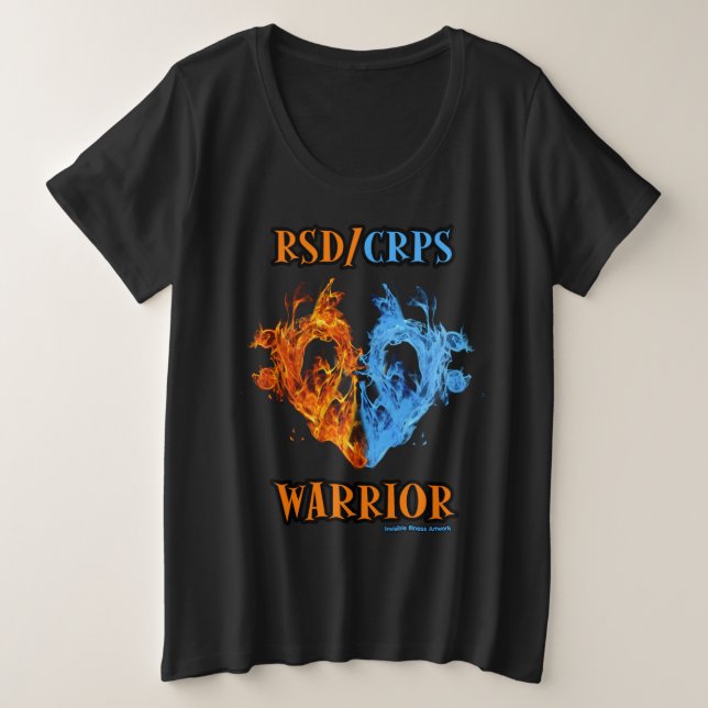 Coeur/Flammes...RSD/CRPS (Design devant)