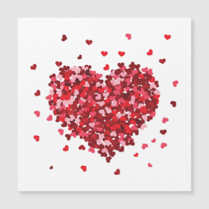 Cœur floral de la Saint-Valentin d'amour