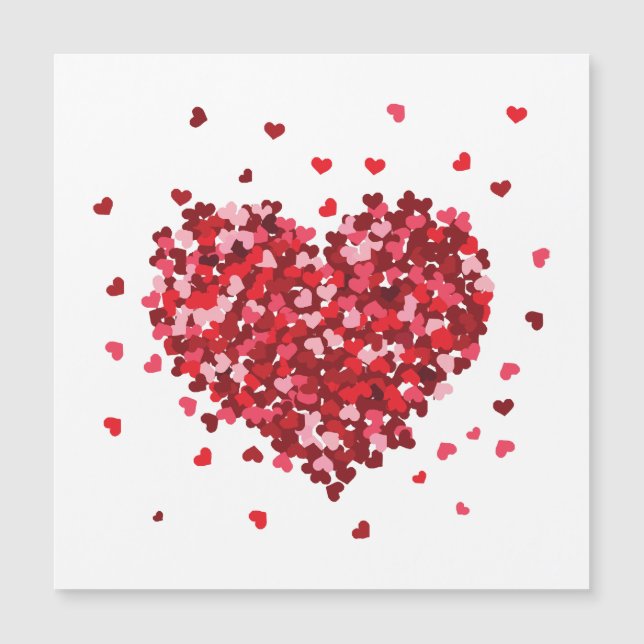 Cœur floral de la Saint-Valentin d'amour (Devant)