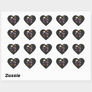Cœur Forfait Pâques, Sticker Pâques drôle