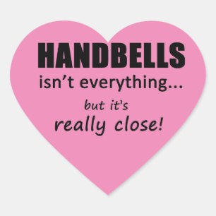 Cœur Handbells is not Everything Heart Sticker