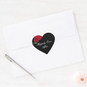 Cœur Heureux Jamais après Sticker