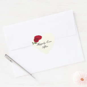 Cœur Heureux Jamais après Sticker